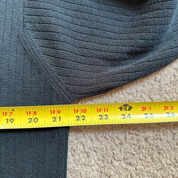 Cutter & Buck Sweater Mens XL 1/4 Zip Mock Neck Black Porters Neck Pullover - Picture 8 of 12